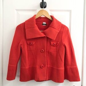 J. Crew Burnt Orange Women's Cardigan Sweater